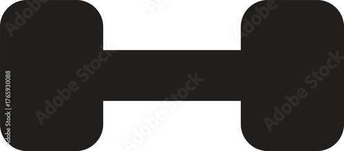Fitness Exercise Weight Training Equipment Icon