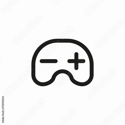game controller adjust icon sign vector