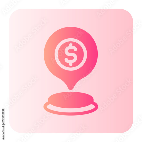 location gradient icon