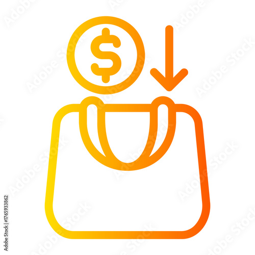 commerce gradient icon
