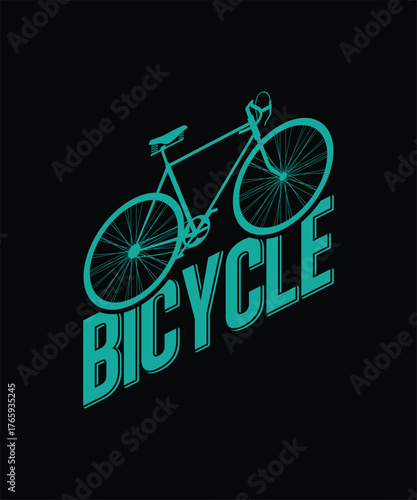 Minimalist Cycle Typography Design