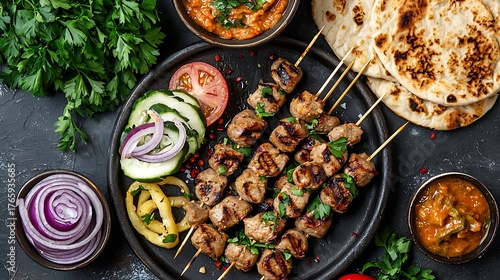 Delicious middle eastern food photo high resolution picture