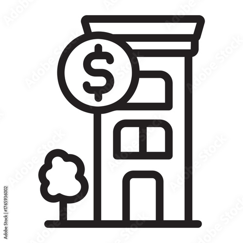 Building glyph icon