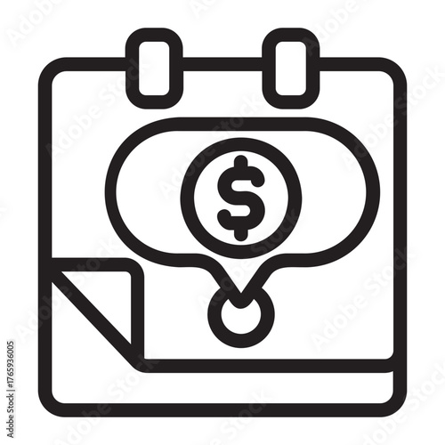 calendar glyph icon