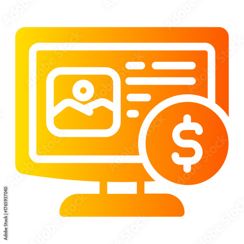 Web browser gradient icon