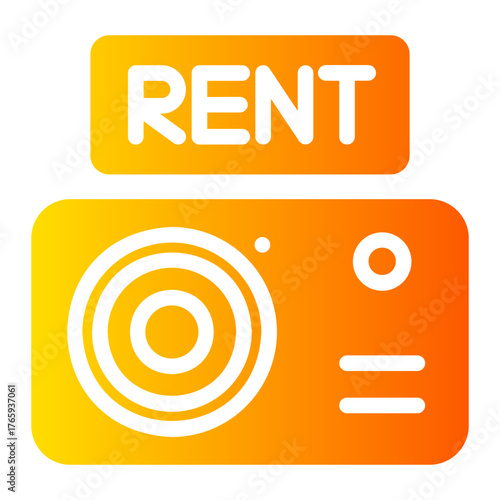 Camera gradient icon