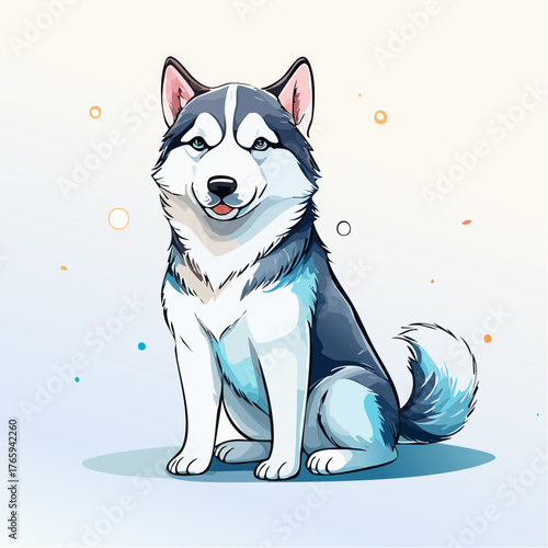 siberian husky dog