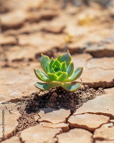 Resilient Succulent Thriving in Arid Landscape