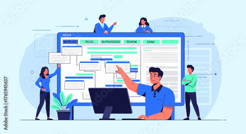 Teamwork Collaboration Using Agile Project Management Workflow System