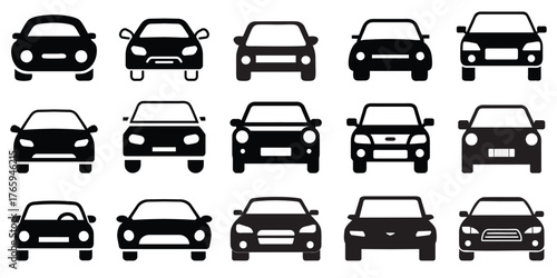 Car icon set .Transport symbol. Vector illustration.