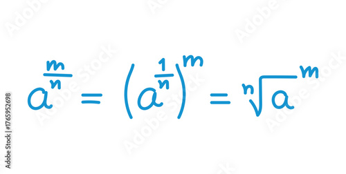 Rational Exponents Formula in Mathematics.