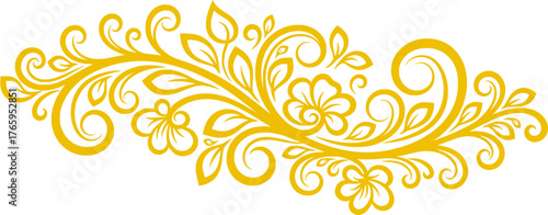 Elegant Floral Swirl Design