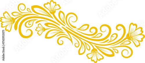 Elegant Floral Swirl Design