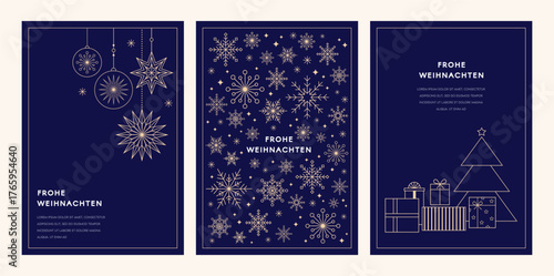 Happy New Year- 2026 . Collection of greeting background designs, New Year, social media promotional content. Vector illustration.