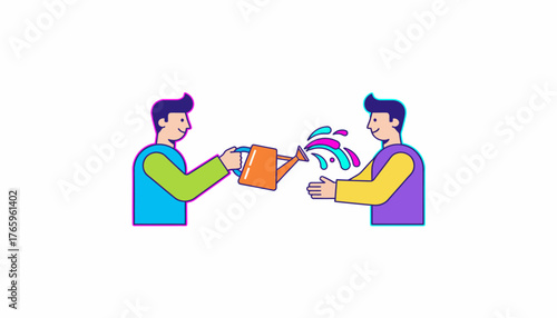 Digital Detox and Conscious Disconnection: Woman Hitting the Power Button to Stop the Overwhelming Flow of Email and Social Media Notifications.