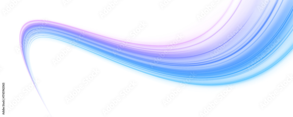 Fototapeta premium Glowing curved fibers move in golden rhythm across a dark space. The bright energy flow symbolizes speed and innovation. Excellent for abstract or motion design projects.