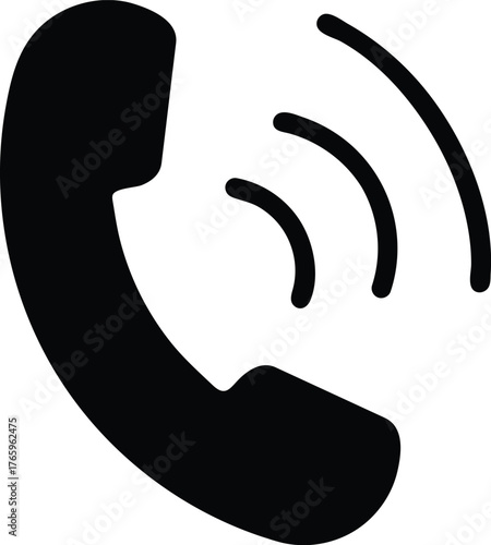 Telephone Call Icon Set – Communication and Contact Symbols