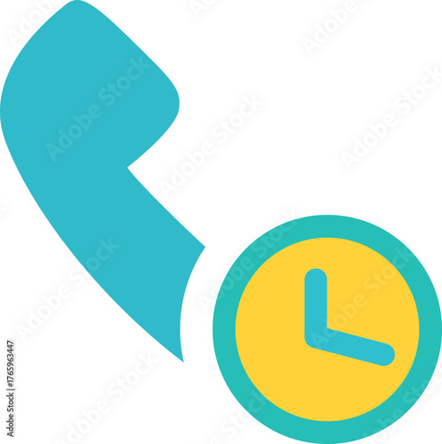 Telephone Call Icon Set – Communication and Contact Symbols