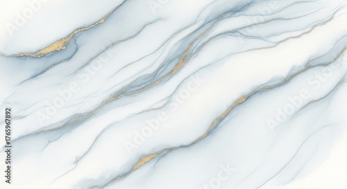 Wallpaper Mural Elegant blue and gold marble texture with subtle veins Torontodigital.ca