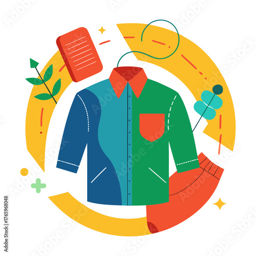 sustainable fashion visible mending eco clothing repair reuse recycle conscious slow sustainable textile lifestyle wardrobe handmade