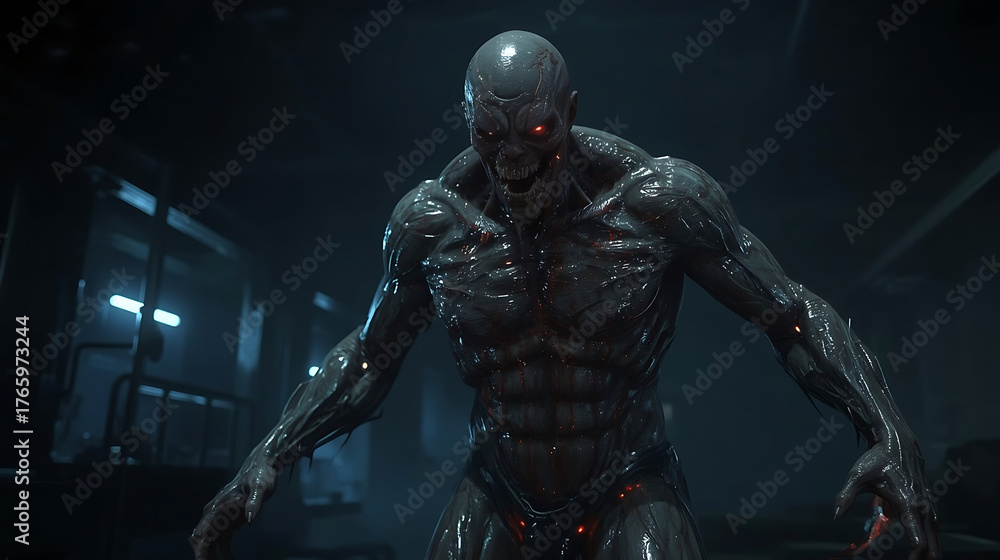 Naklejka premium futuristic