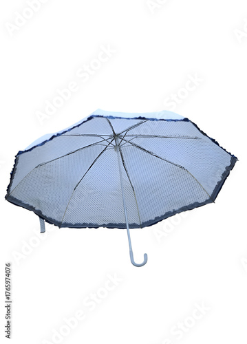 white umbrella isolated on transparent