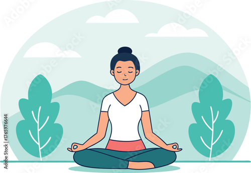 Wallpaper Mural Wellness and Mindfulness Design. Mindful Lifestyle and Wellness Concept. Meditation and Mindfulness Illustration. Healthy Living and Wellness Artwork. Modern Mindfulness and Wellness Icons Torontodigital.ca