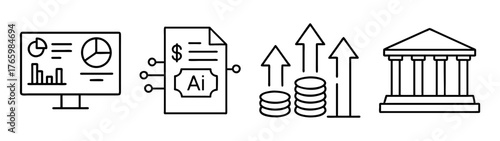 Financial analysis and ai investment growth strategy for banking and stock market success plan