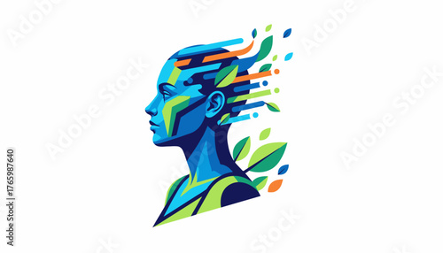 Strategic Vision: Profile Portrait Illustrating Focused Leadership and Future Planning