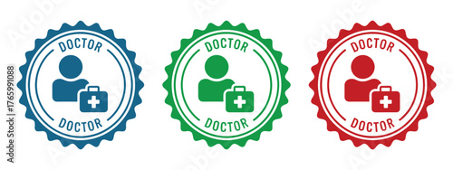Doctor medical health care icon set vector illustration scalable eps format