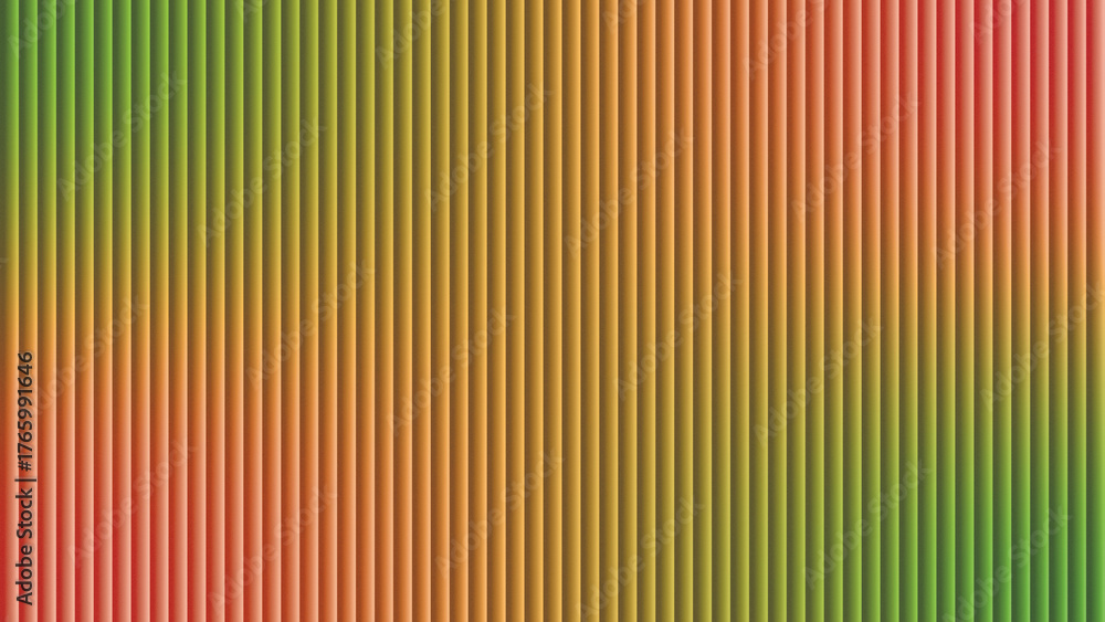Obraz premium Vertical Red Orange Yellow Green Gradient Stripes Abstract