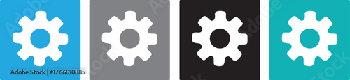 Settings icon Cogwheel, gear wheel setting app System Maintenance Vector Symbo