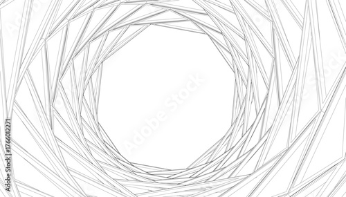 Abstract architecture vector 3d illustration