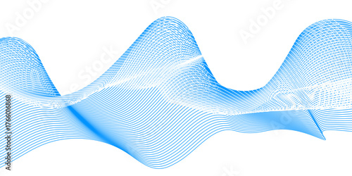 Modern digital technology design for Abstract Background. Abstract mesh glowing curved lines and modern wave design. mesh music and sound creative design.	