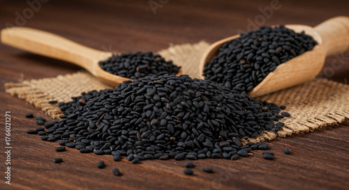 black sesame seeds (til)