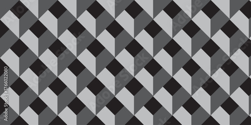 3d modeling cubes Illustration decoration seamless  material pattern square design.	