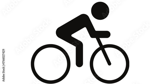 silhouette of a bicycle.eps