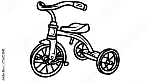 bicycle isolated on white background.eps