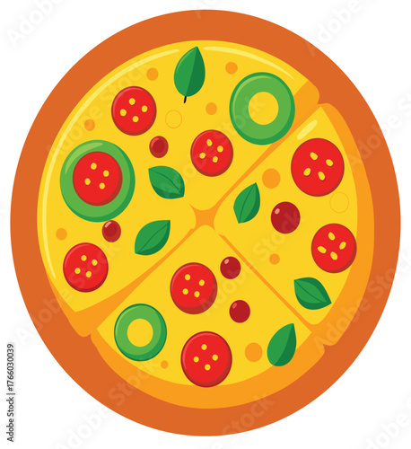 pizza vector illustration