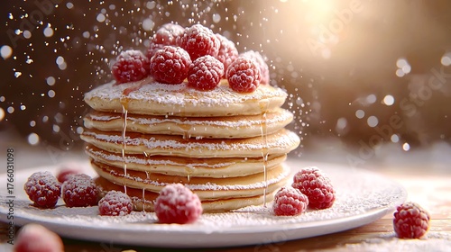 Delicious breakfast sweet dessert food high resolution picture