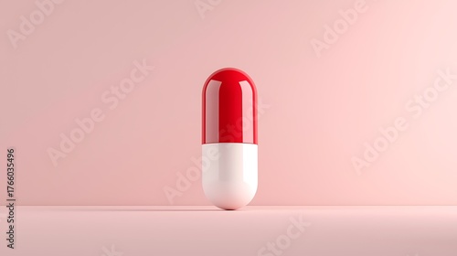Single medical capsule healthcare supply high resolution picture