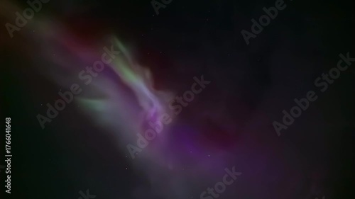 Timelapse of Aurora Borealis (northern lights) in Yellowknife, Northwest Territories, Canada