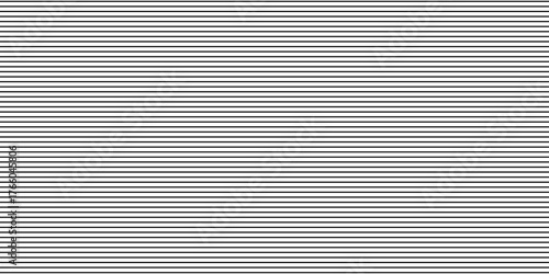 Horizontal line pattern. From thin line to thick. Parallel stripe. Black streak on white background. Straight gradation stripes. Abstract geometric patern.