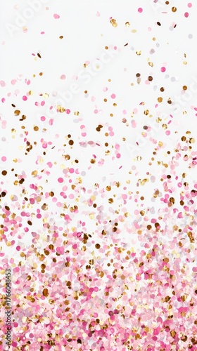 Colorful Confetti Design Creates Festive Atmosphere for Celebrations and Events