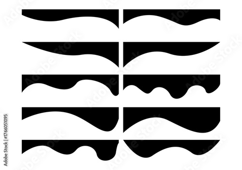 Liquido negro goteante en parte superior