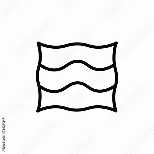 soft pillow icon sign vector