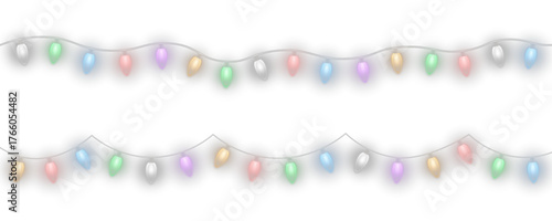 Glowing fairy lights, LED bulbs, and sparkling strings.