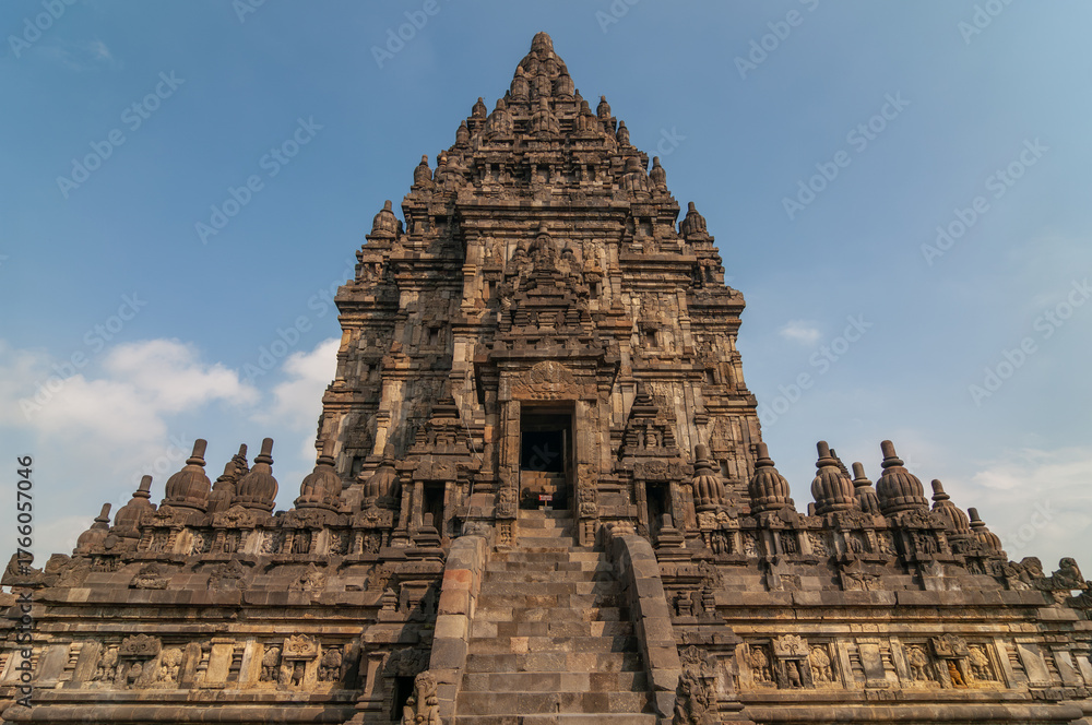 Fototapeta premium Prambanan temple near Yogyakarta city, Central Java, Indonesia.