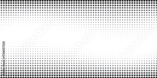 Flowing Wave Dot Halftone Pattern. illustration eps 10