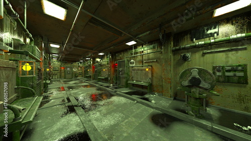 作業通路　3DCGレンダリング